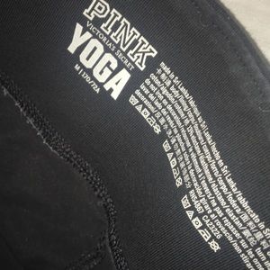 PINK Victoria's Secret Pants & Jumpsuits - Size Med black bling leggings GUC PINK Victoria's Secret Pants & Jumpsuits - Size Med black bling leggings GUC